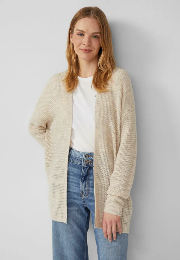 Strickjacke - beige