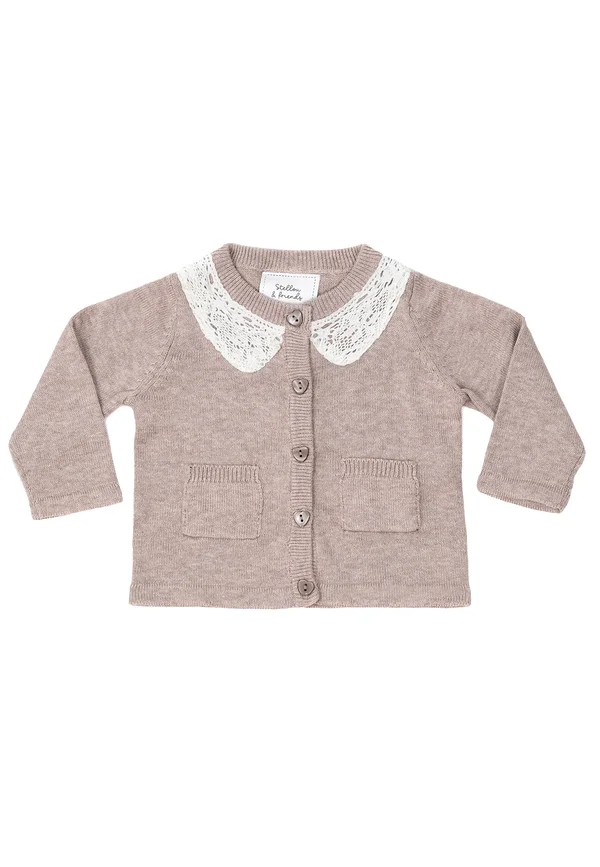 Strickjacke - beige