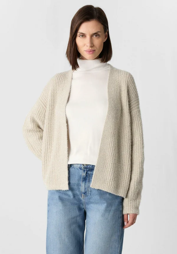 Strickjacke - beige