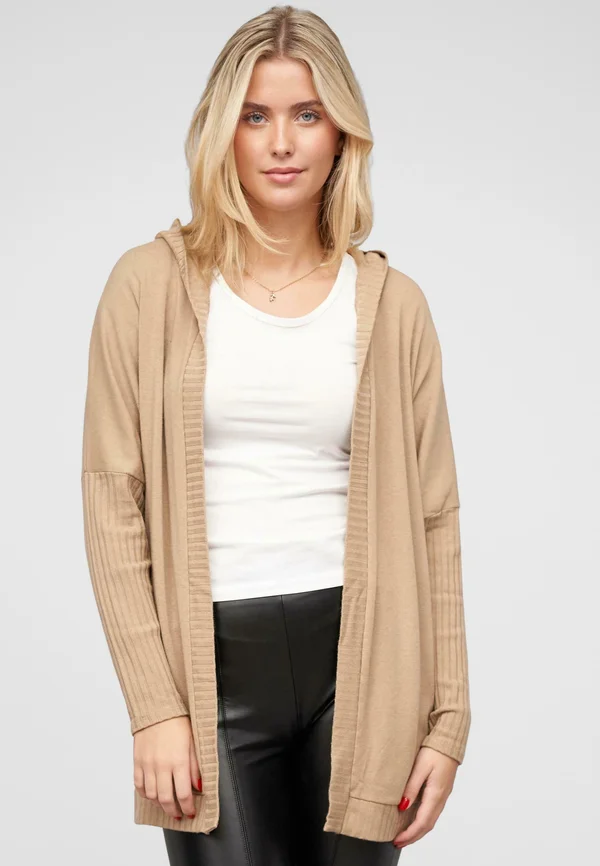 Strickjacke - beige