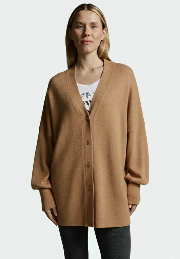 Strickjacke - beige