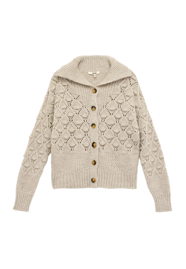 Strickjacke - beige