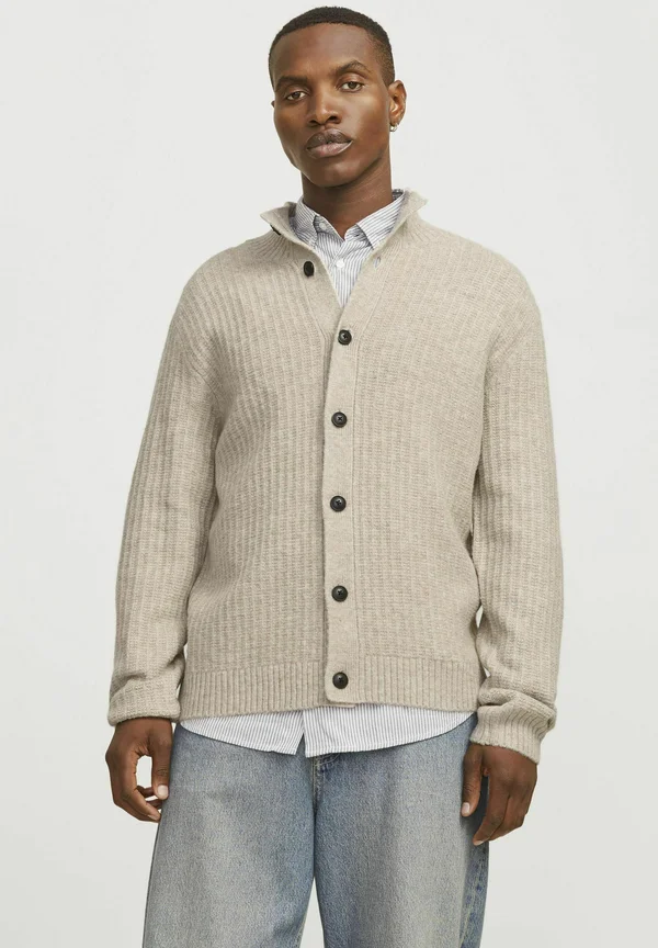 Strickjacke - beige