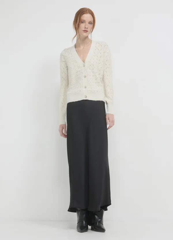 Strickjacke - bianco