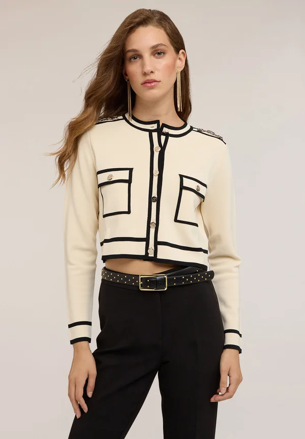 Strickjacke - bianco