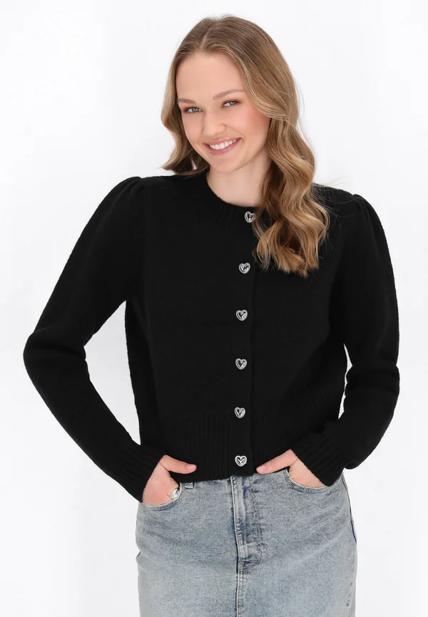 Strickjacke - black