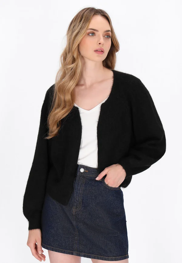 Strickjacke - black