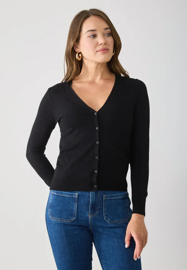 Strickjacke - black