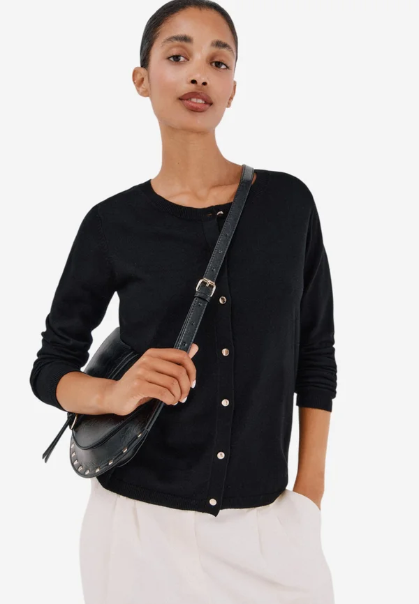 Strickjacke - black