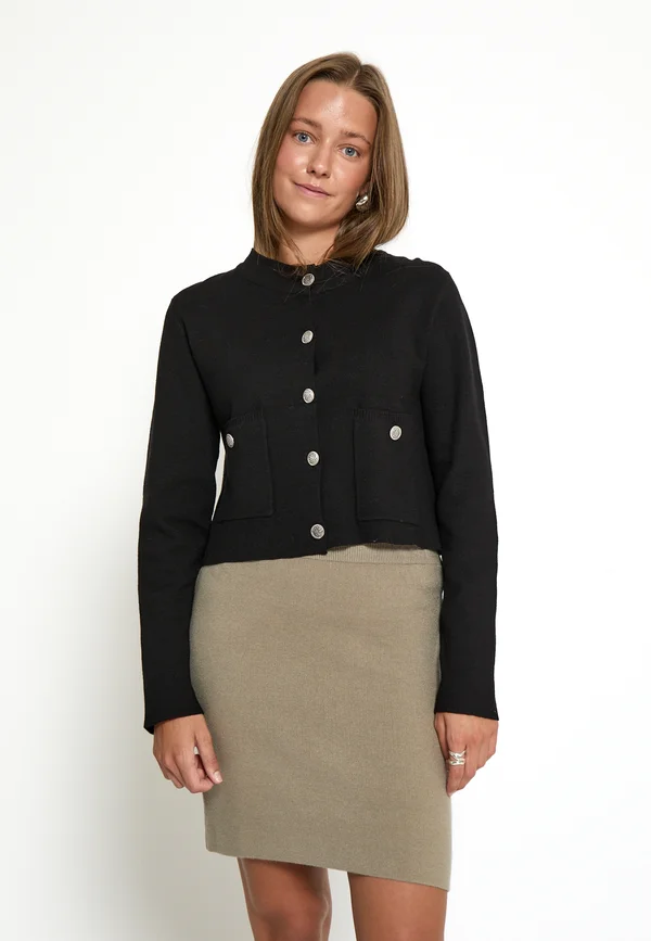 Strickjacke - black