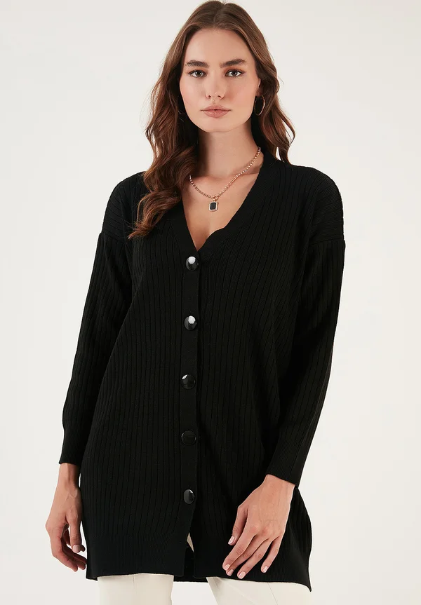 Strickjacke - black