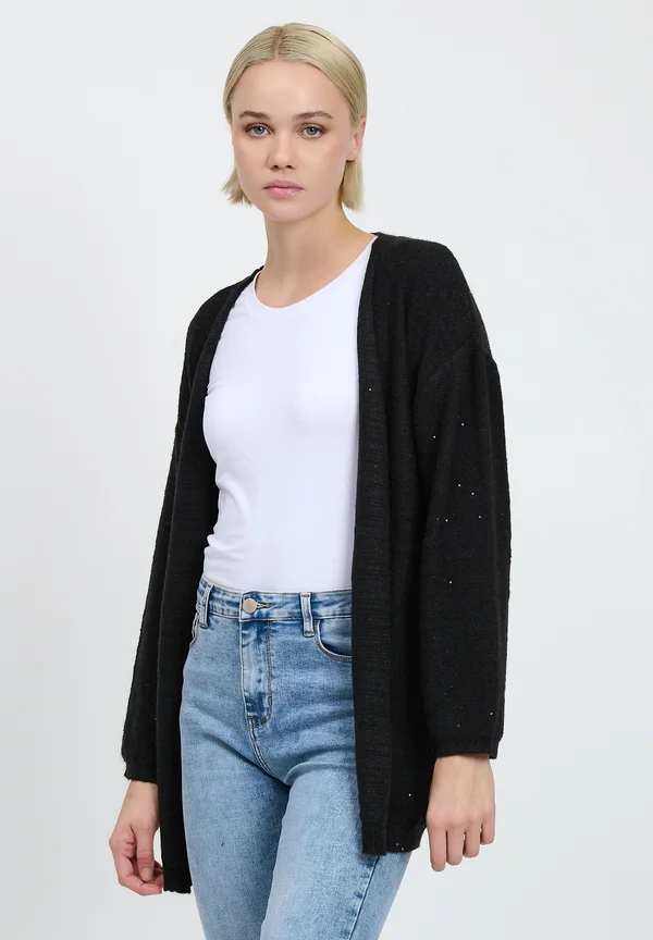 Strickjacke - black