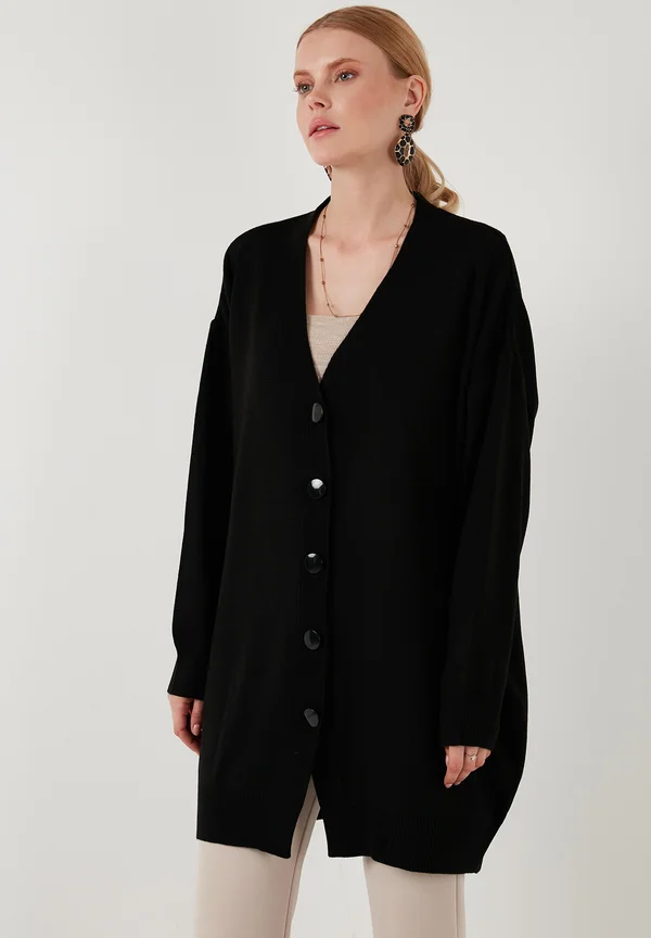 Strickjacke - black