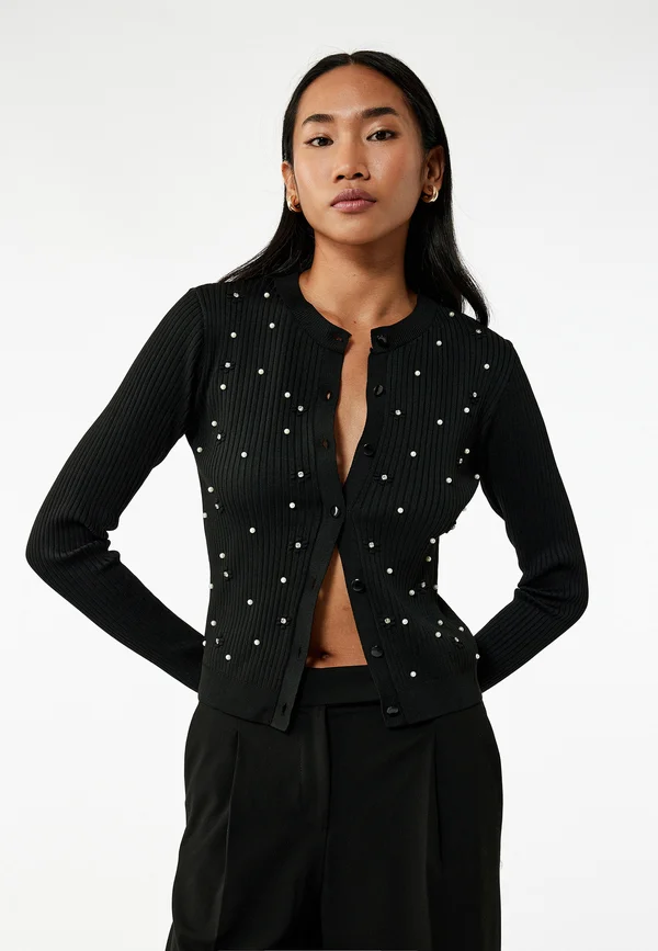 Strickjacke - black