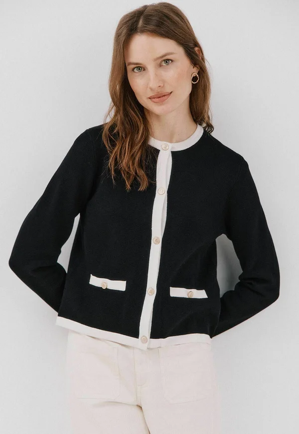 Strickjacke - black