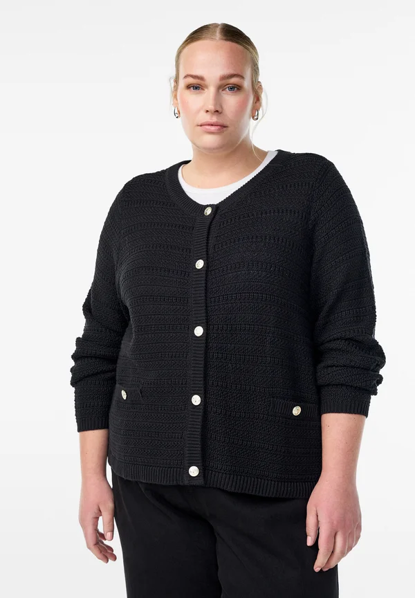 Strickjacke - black