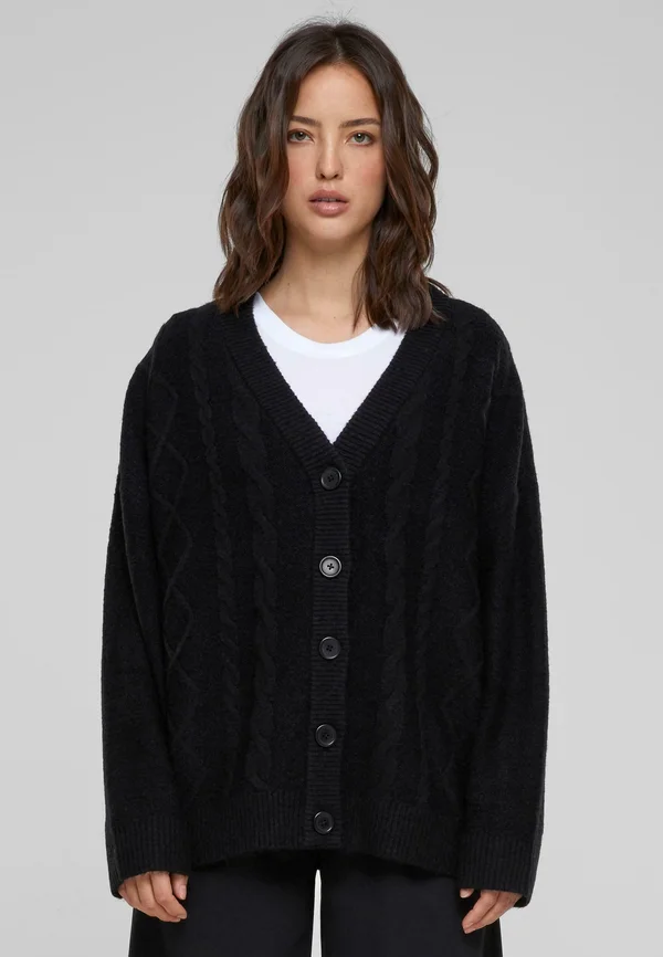 Strickjacke - black