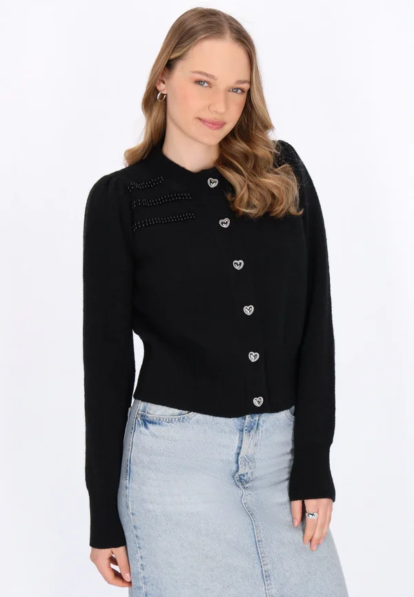 Strickjacke - black