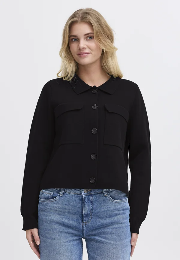 Strickjacke - black