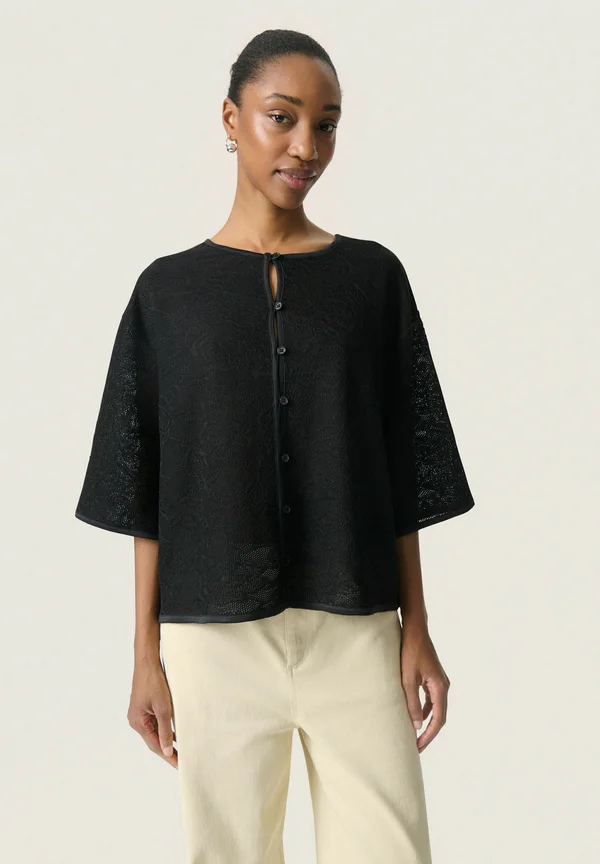 Strickjacke - black