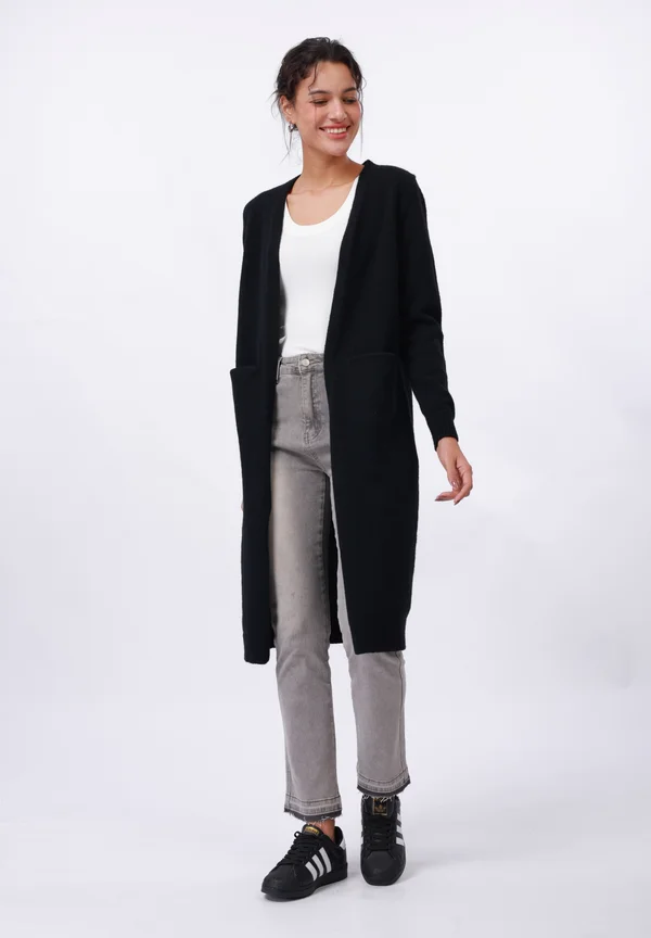 Strickjacke - black