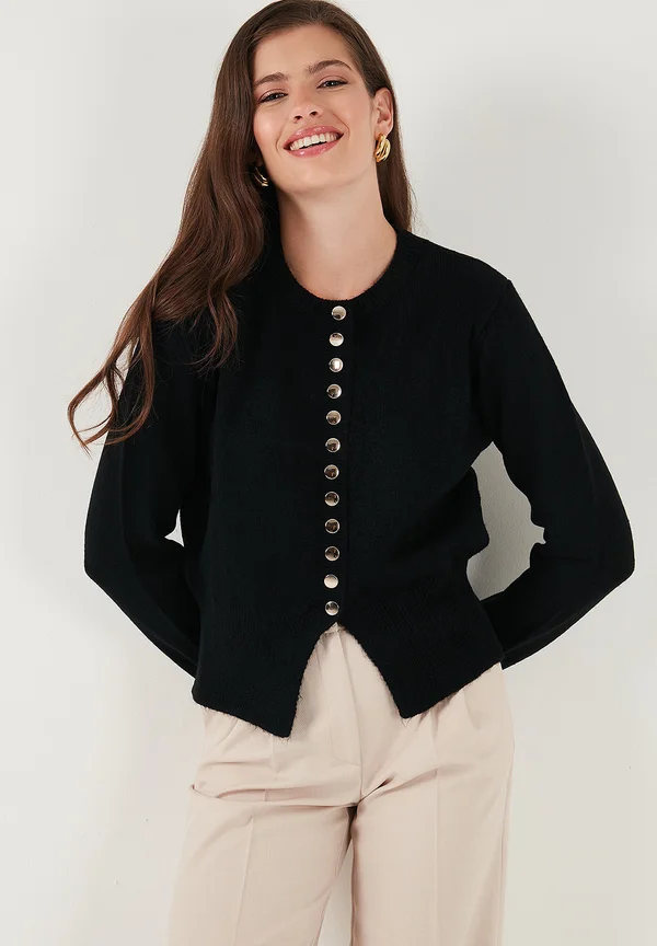 Strickjacke - black
