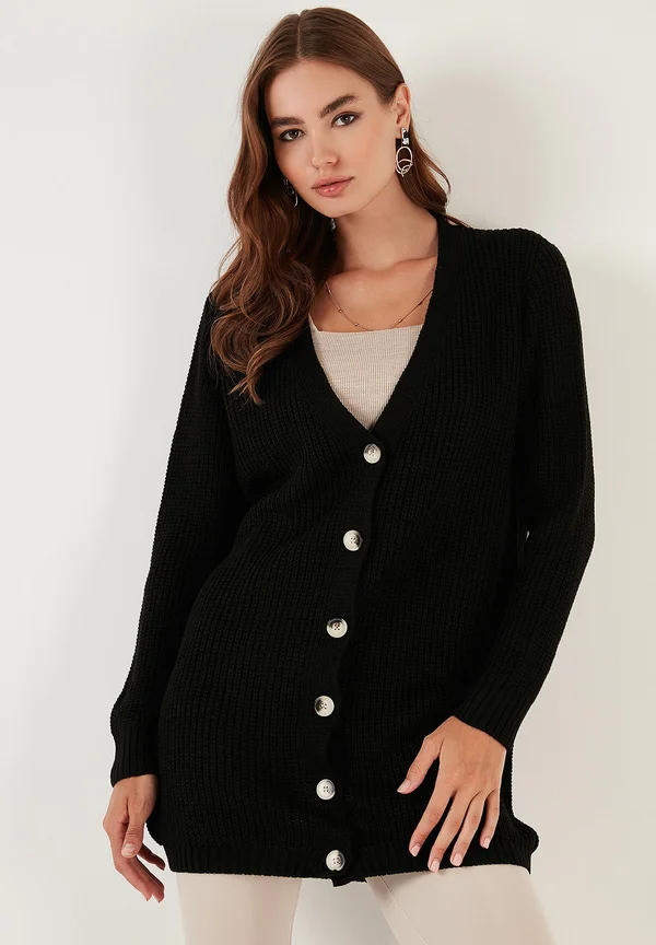 Strickjacke - black