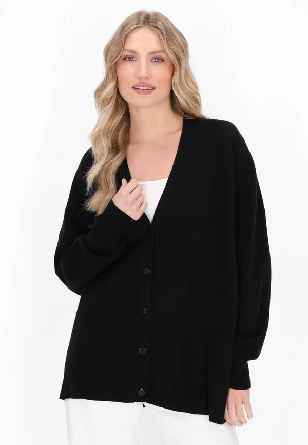 Strickjacke - black