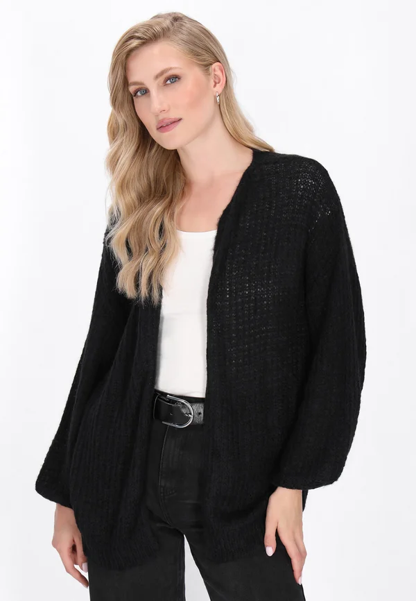 Strickjacke - black