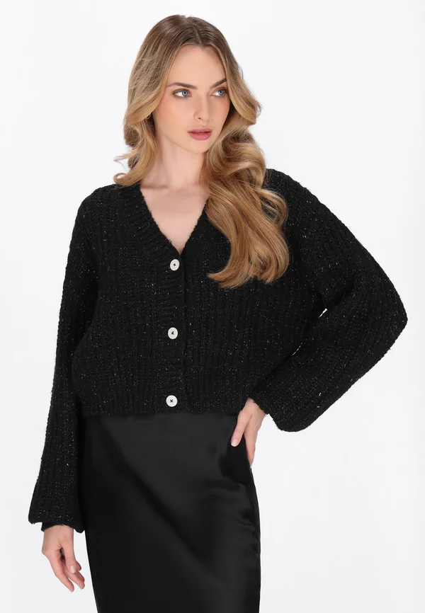 Strickjacke - black