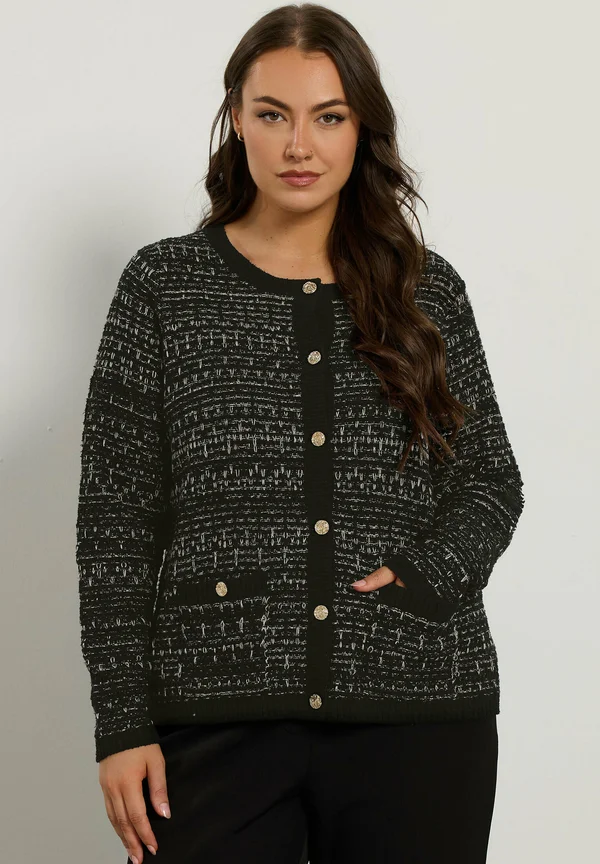 Strickjacke - black