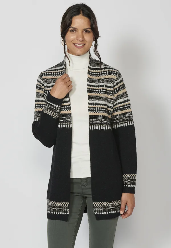 Strickjacke - black