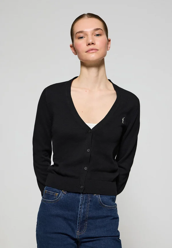 Strickjacke - black