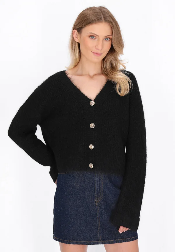 Strickjacke - black