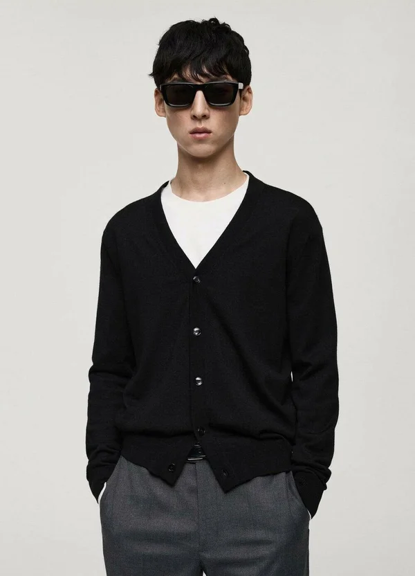 Strickjacke - black