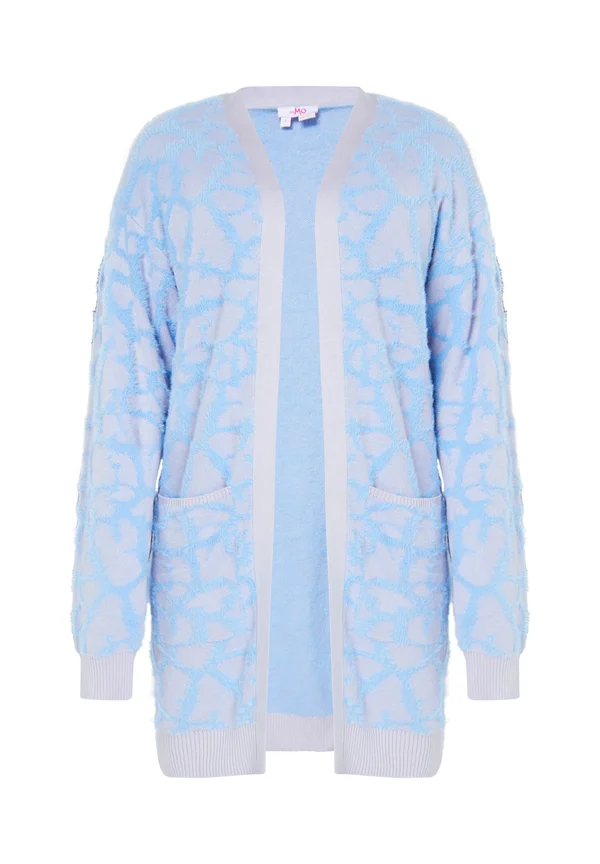 Strickjacke - blau lavendel