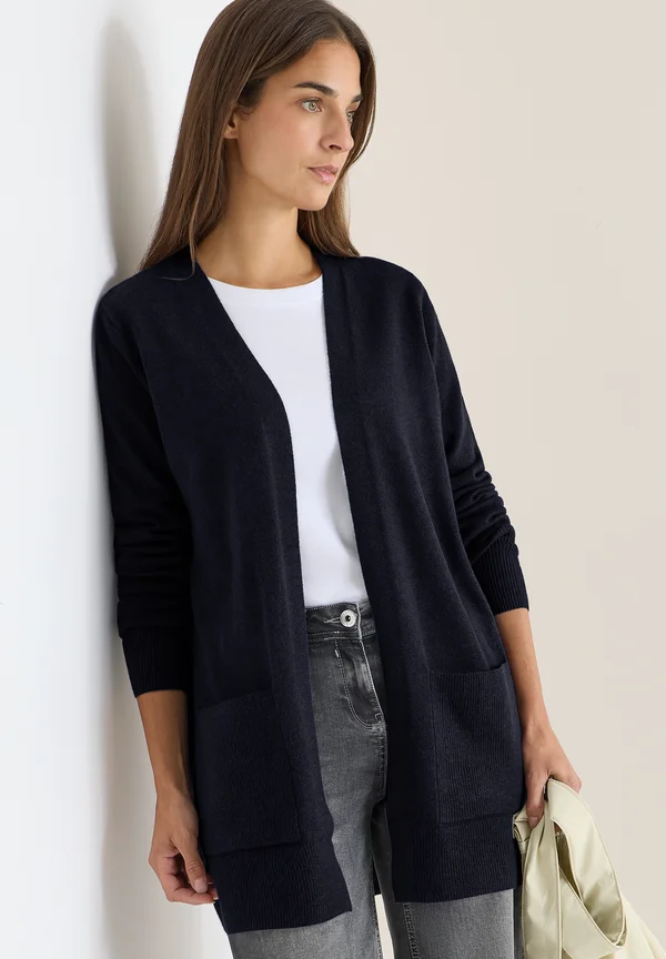 Strickjacke - blau