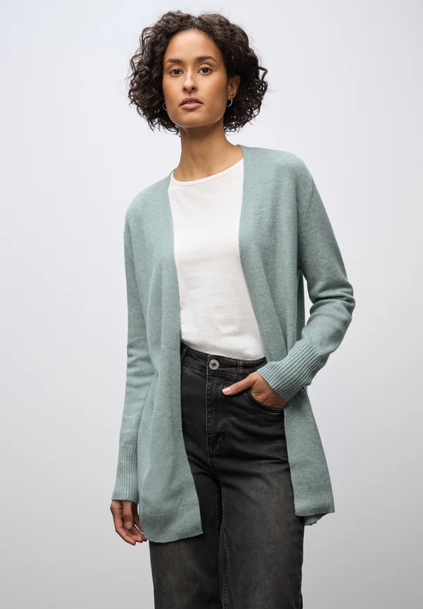 Strickjacke - blau