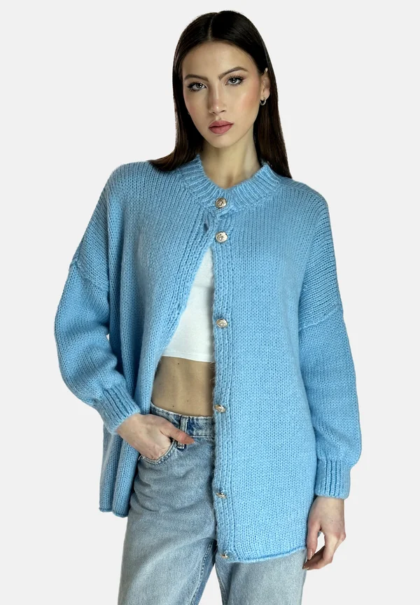 Strickjacke - blau