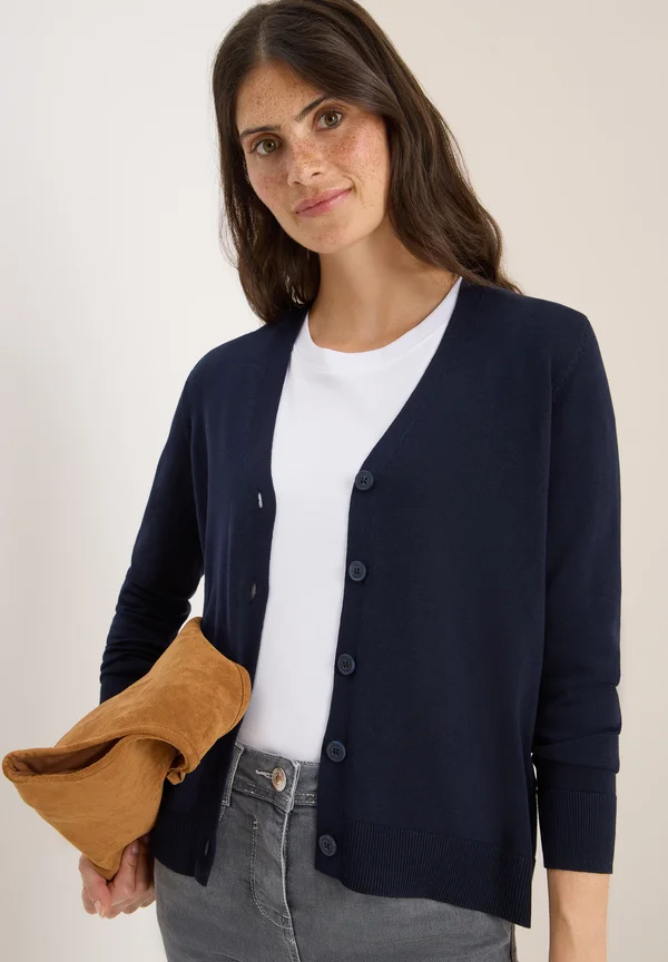 Strickjacke - blau