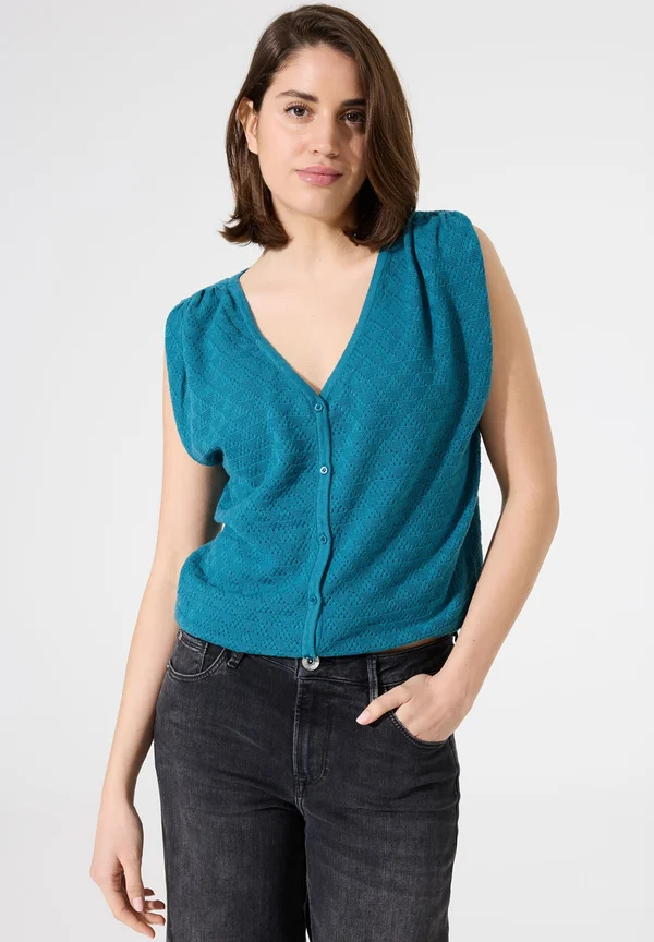 Strickjacke - blue lagoon