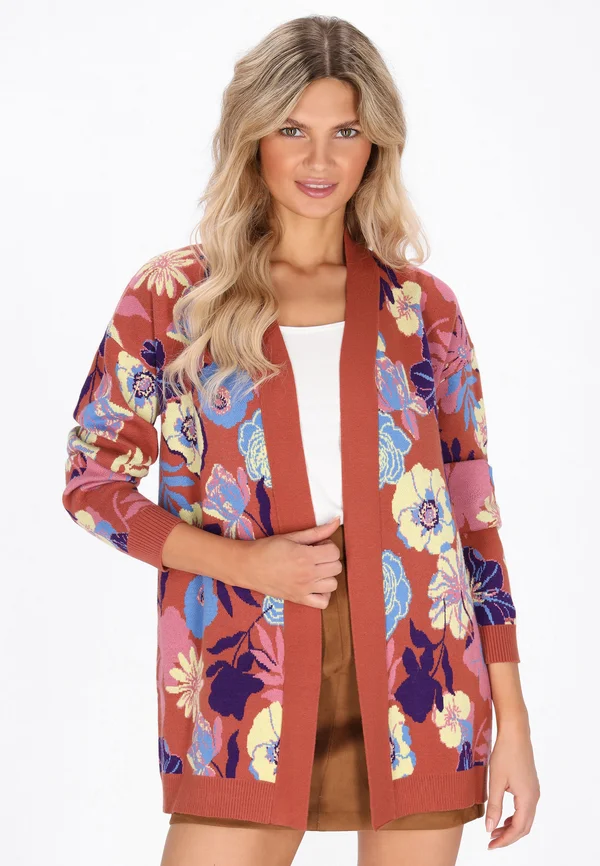 Strickjacke - blue multicolor