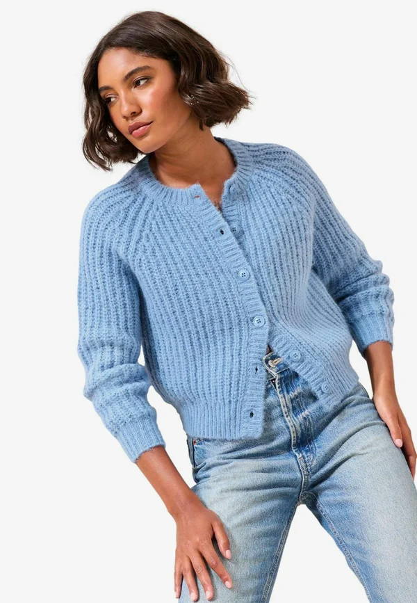 Strickjacke - blue