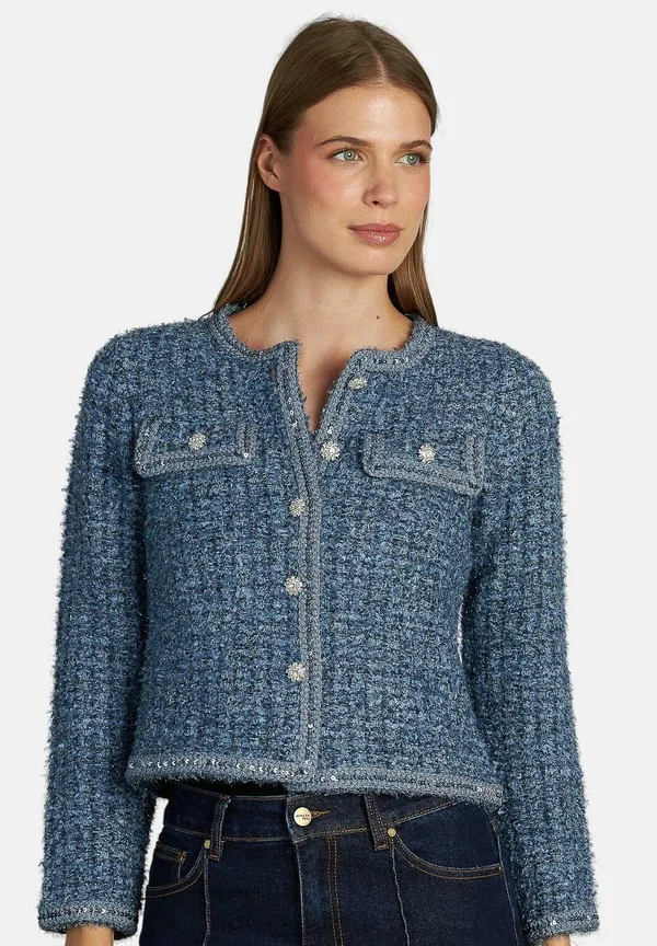 Strickjacke - blue