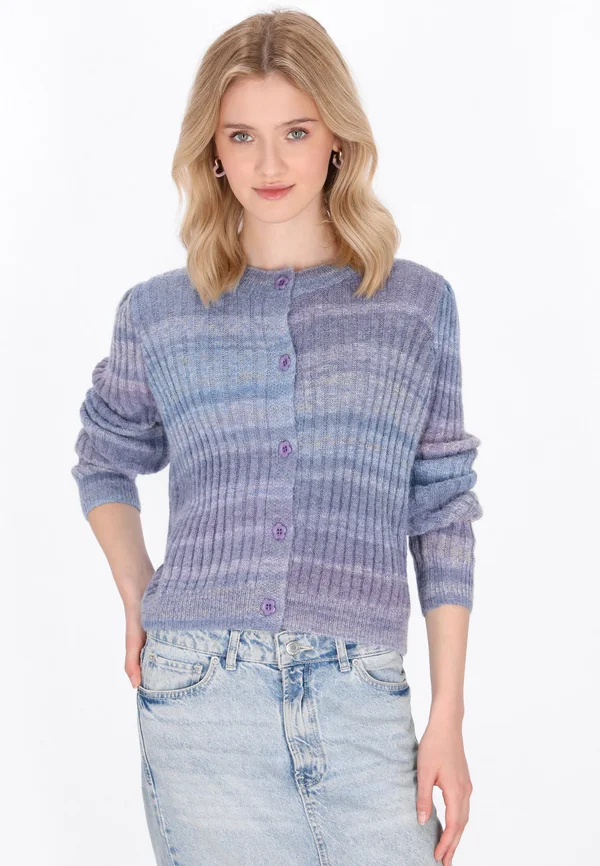 Strickjacke - blue/multicolor