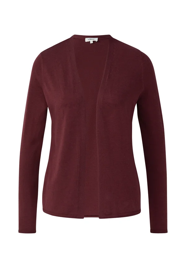 Strickjacke - bordeaux