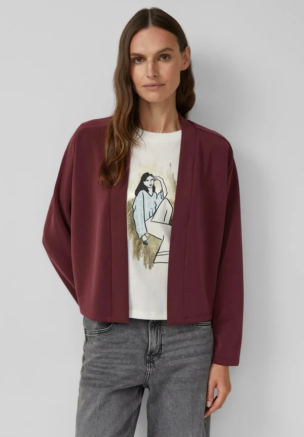 Strickjacke - bordeaux