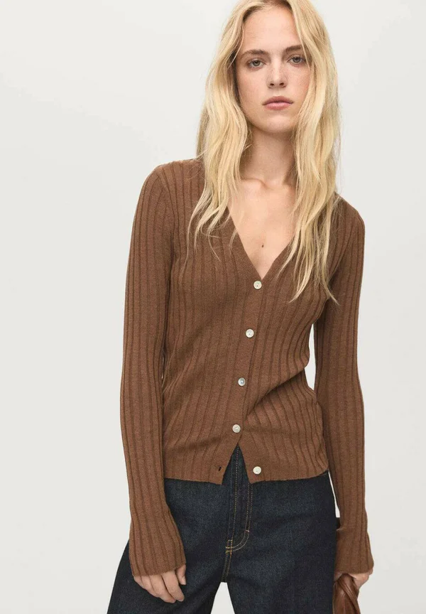Strickjacke - brown
