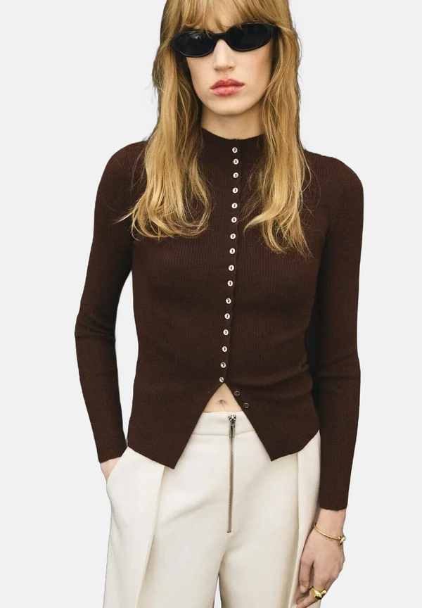 Strickjacke - brown