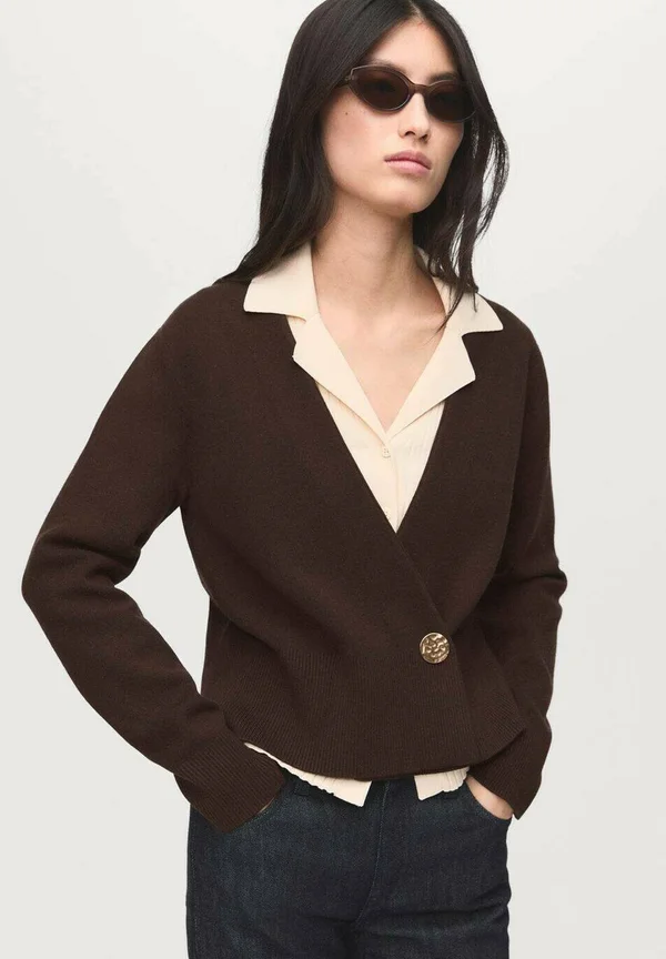 Strickjacke - brown